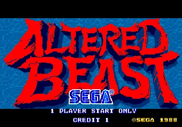 Altered Beast (Version 2) screen shot title